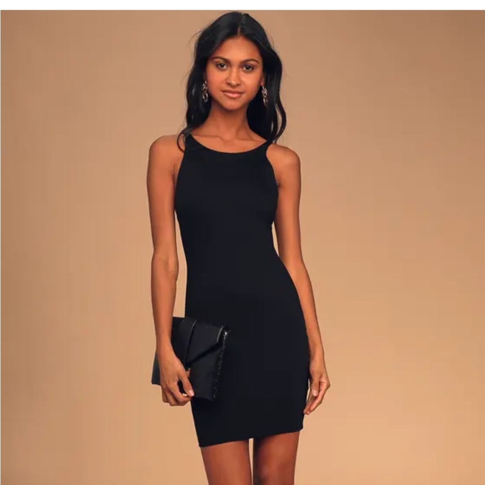 Elegant Black Sleeveless Dress